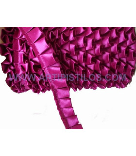 BIAIS PLISSE EN SATIN 2 CMS.