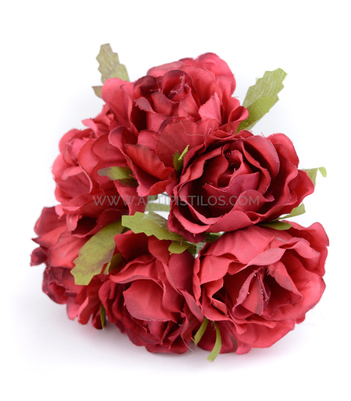BOUQUET DE FLEUR EN TISSU (6 PCS) "MALMO"