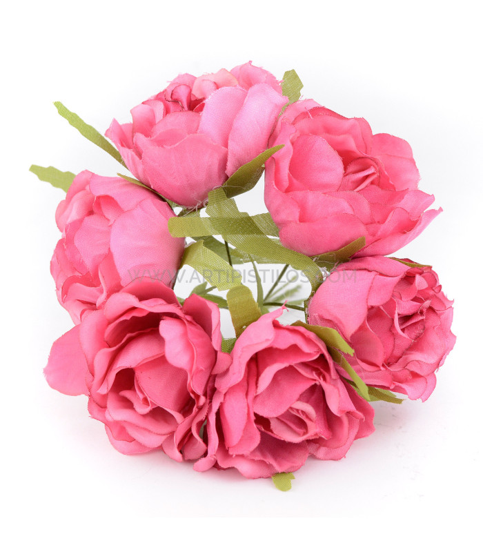 BOUQUET DE FLEUR EN TISSU (6 PCS) "MALMO"