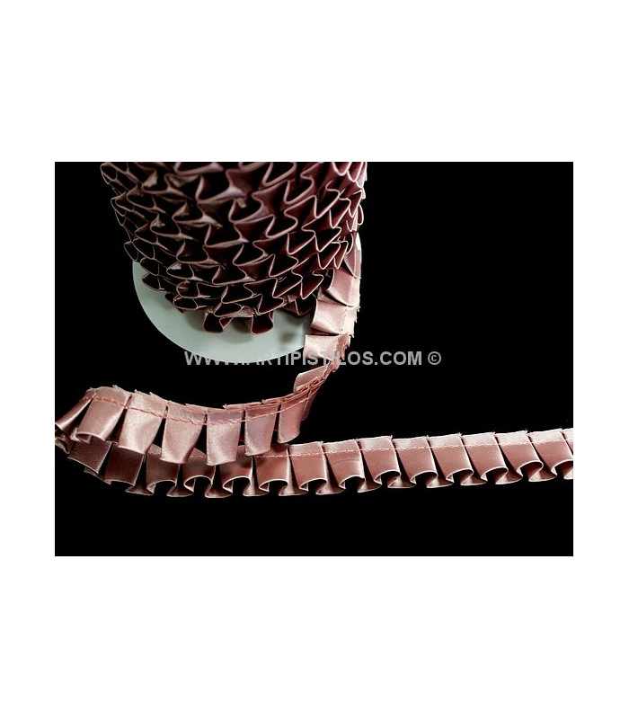 BIAIS PLISSE EN SATIN 2 CMS.
