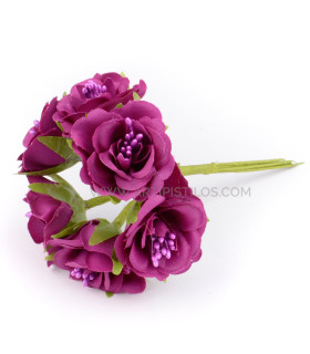 BOUQUET DE FLEUR EN TISSU (6 PCS) "BREMEN"