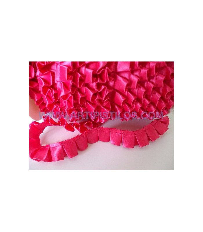 BIAIS PLISSE EN SATIN 2 CMS.