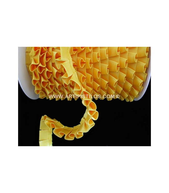 BIAIS PLISSE EN SATIN 2 CMS.