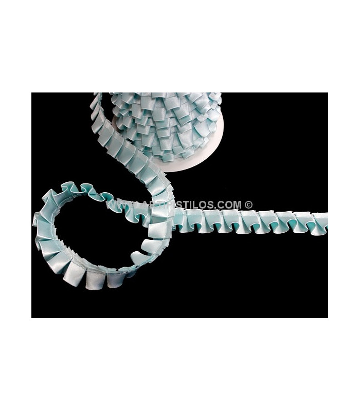 BIAIS PLISSE EN SATIN 2 CMS.
