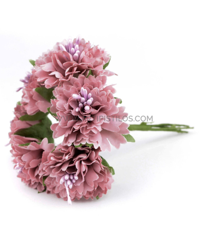 BOUQUET DE FLEUR EN TISSU (6 PCS) "ALMELO".