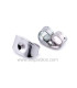 Ecrous en métal pour boucles d'oreilles/Paquet de 10 pcs.