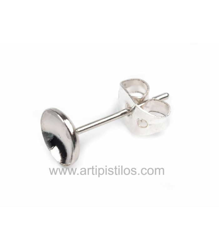 Ecrous en métal pour boucles d'oreilles/Paquet de 10 pcs.