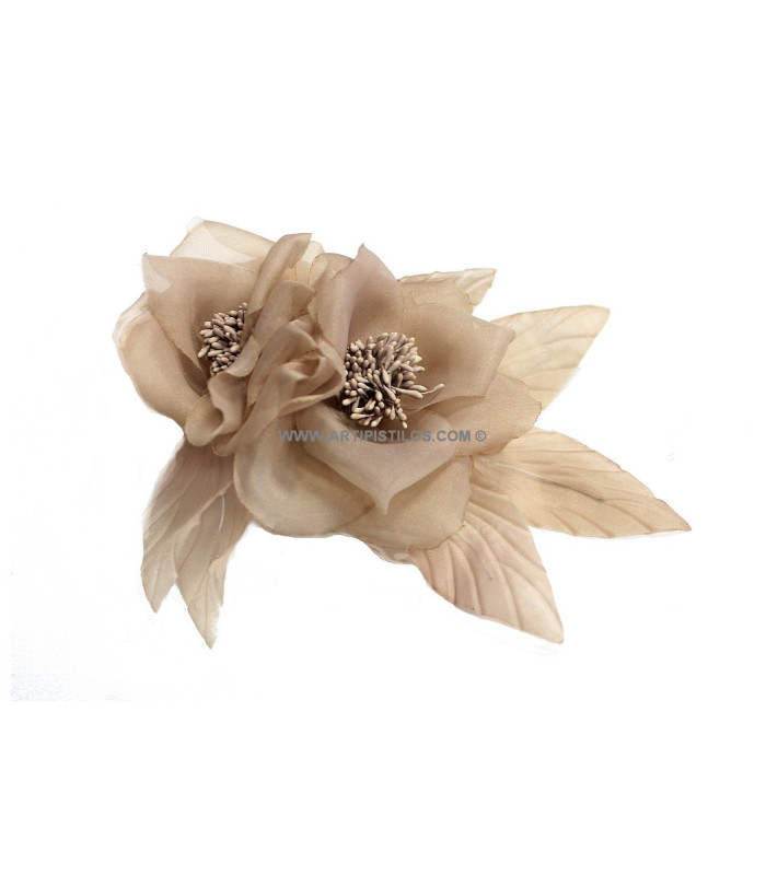 BROCHE FLEUR "SIENA"