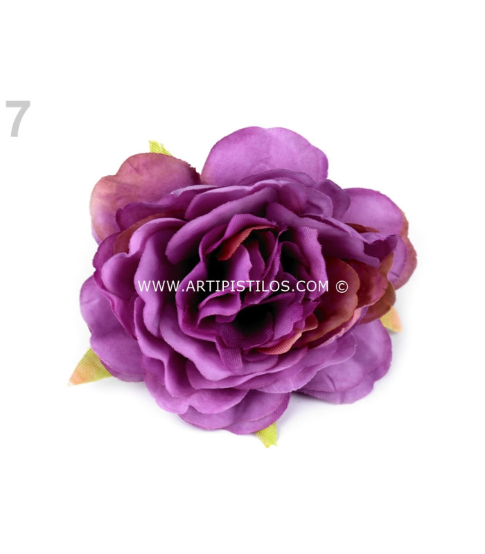 ROSE EN TISSU 65 MM