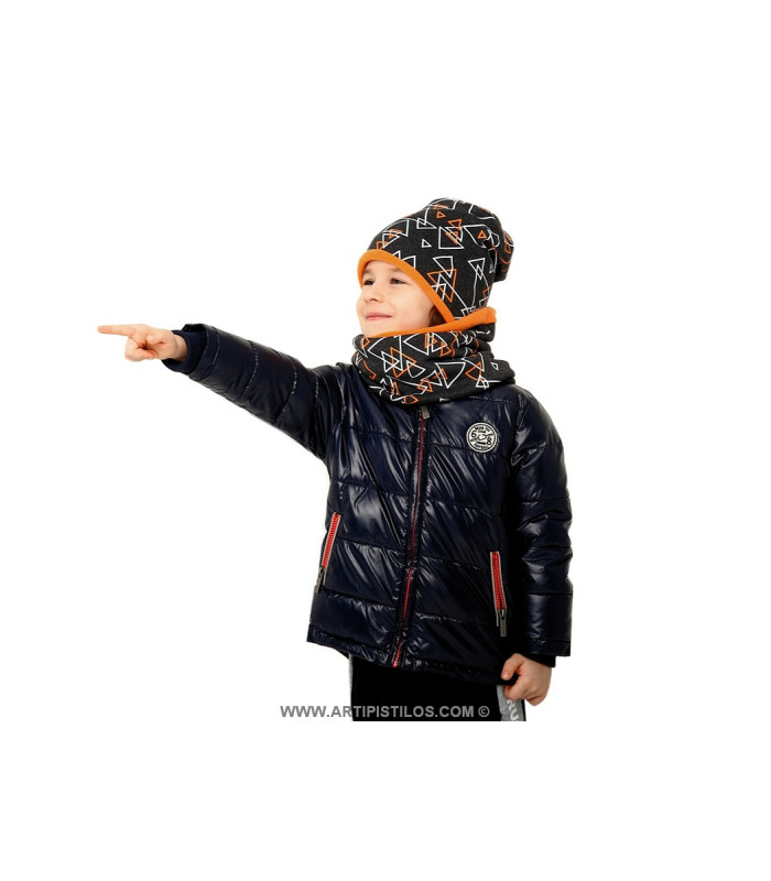 Set chapeau et écharpe en coton pour enfants