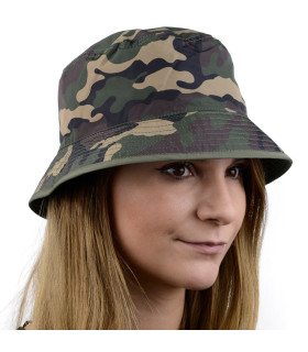 CHAPEAU UNISEXE RÉVERSIBLE IMPERMÉABLE ET IMPERMÉABLE "CAMO"
