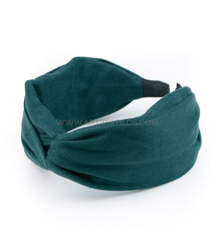 BANDEAU EN DAIM AVEC NŒUD "DONNA