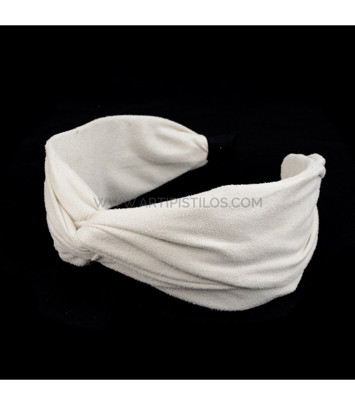BANDEAU EN DAIM AVEC NŒUD "DONNA