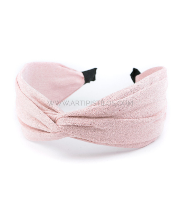 BANDEAU EN DAIM AVEC NŒUD "DONNA