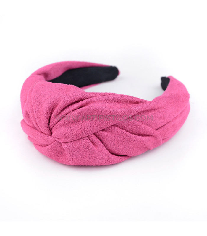 BANDEAU EN DAIM AVEC NŒUD "FLORENCE"