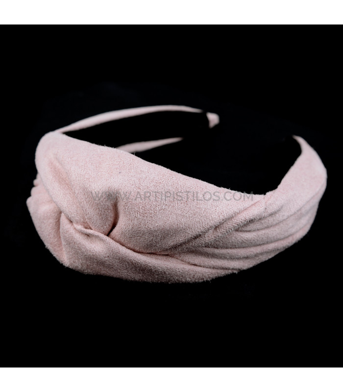 BANDEAU EN DAIM AVEC NŒUD "FLORENCE"