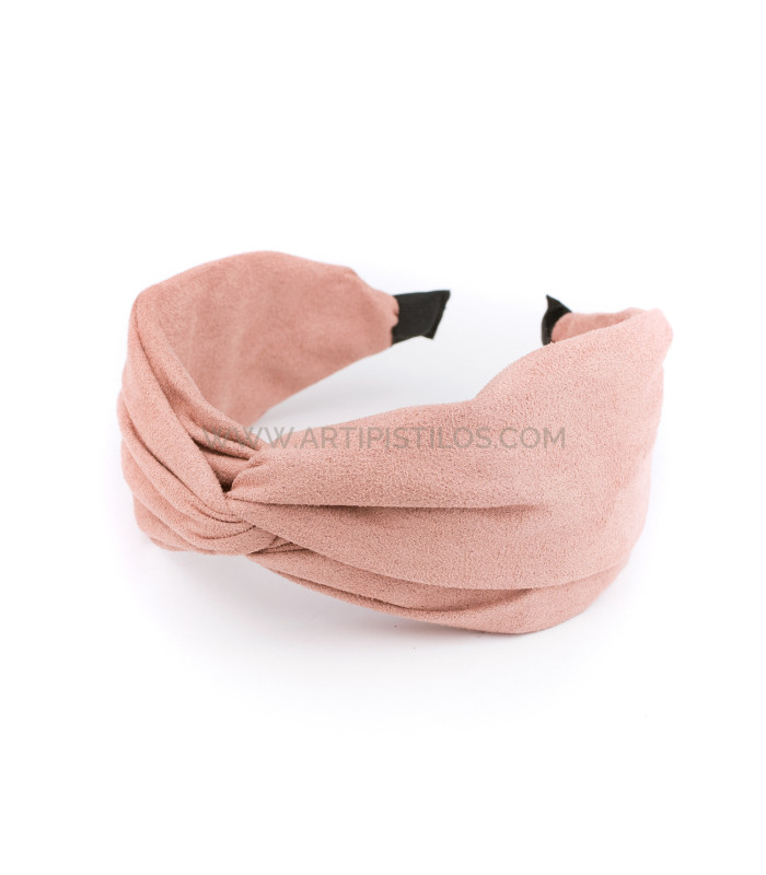 BANDEAU EN DAIM AVEC NŒUD "DONNA