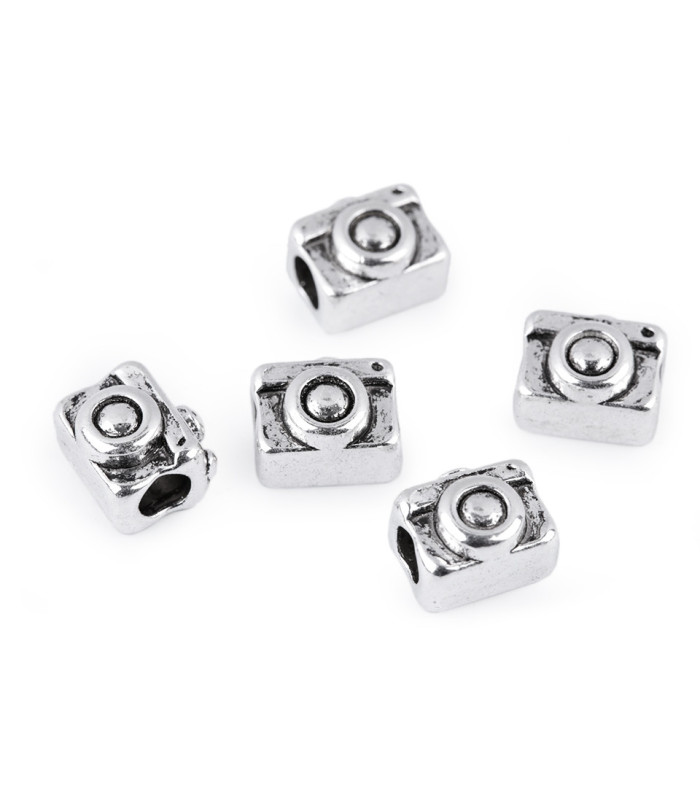 PERLE DE MÉTAL "CAMÉRA"