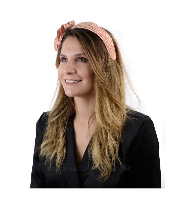BANDEAU PAILLE NATURELLE "VALENTIA"