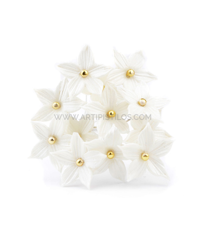 FLEUR DE PORCELAINE FROIDE 2,5 CM