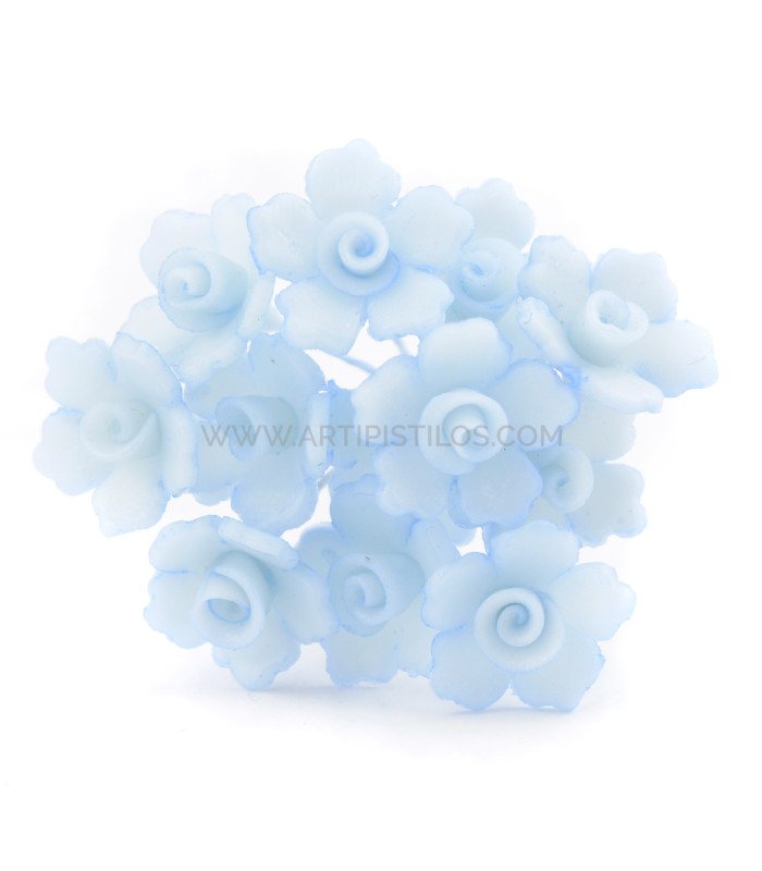 COLD PORCELAIN FLOWER 5 PETALS 1,5 CM
