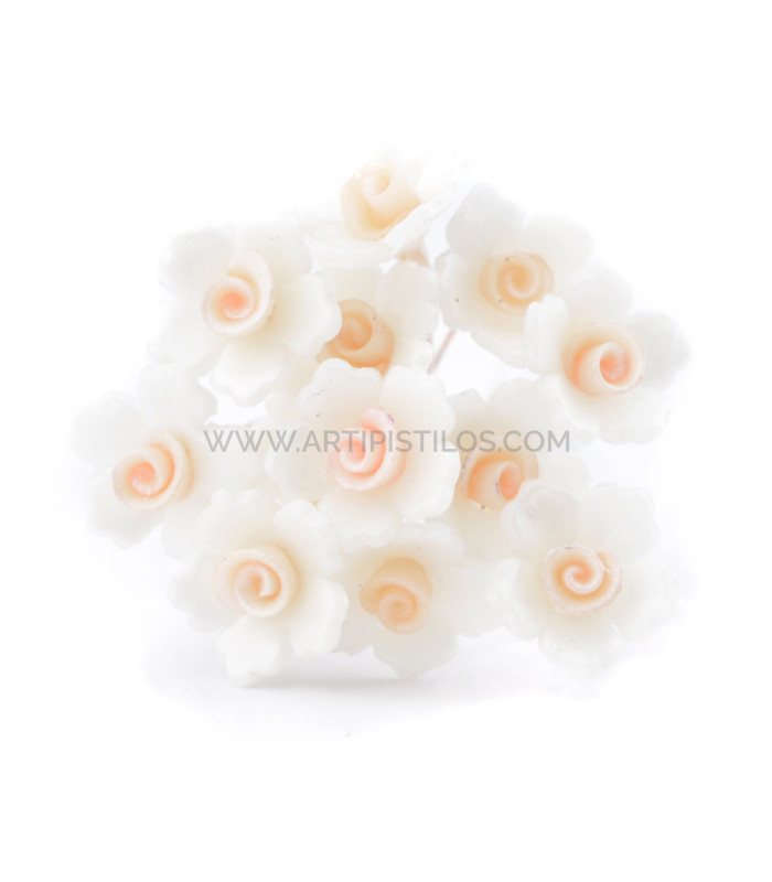 COLD PORCELAIN FLOWER 5 PETALS 1,5 CM