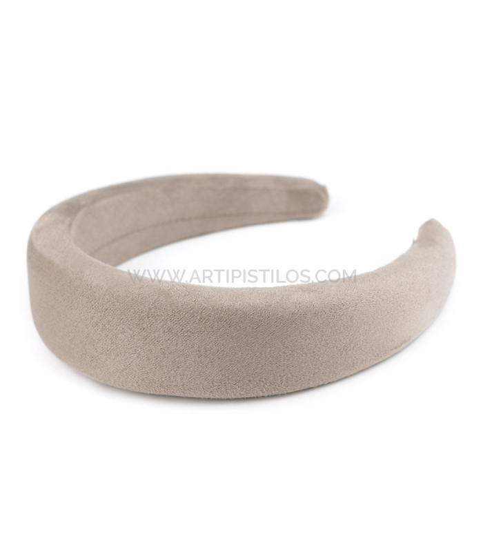 BANDEAU EN DAIM "IVREA"