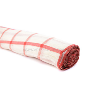 SOIE SINAMAY AVEC MOTIF À CARREAUX