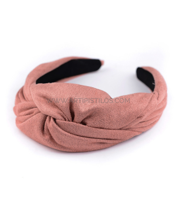 BANDEAU EN DAIM AVEC NŒUD "FLORENCE"
