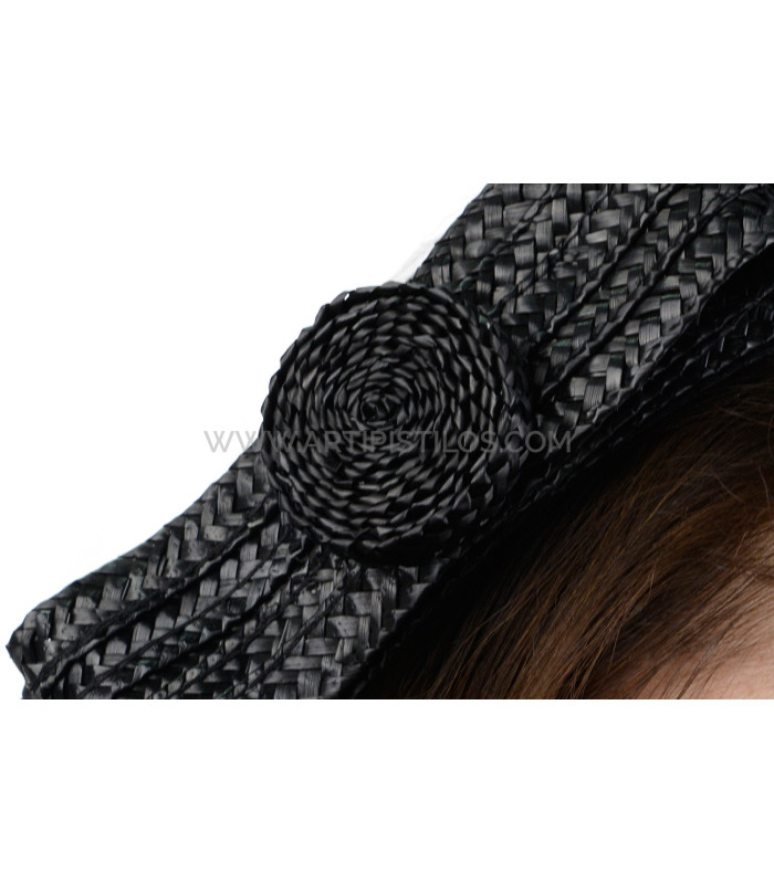 BANDEAU PAILLE NATURELLE "VALENTIA"