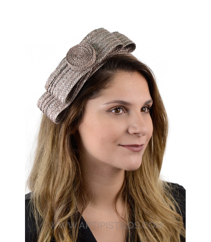 BANDEAU PAILLE NATURELLE "VALENTIA"