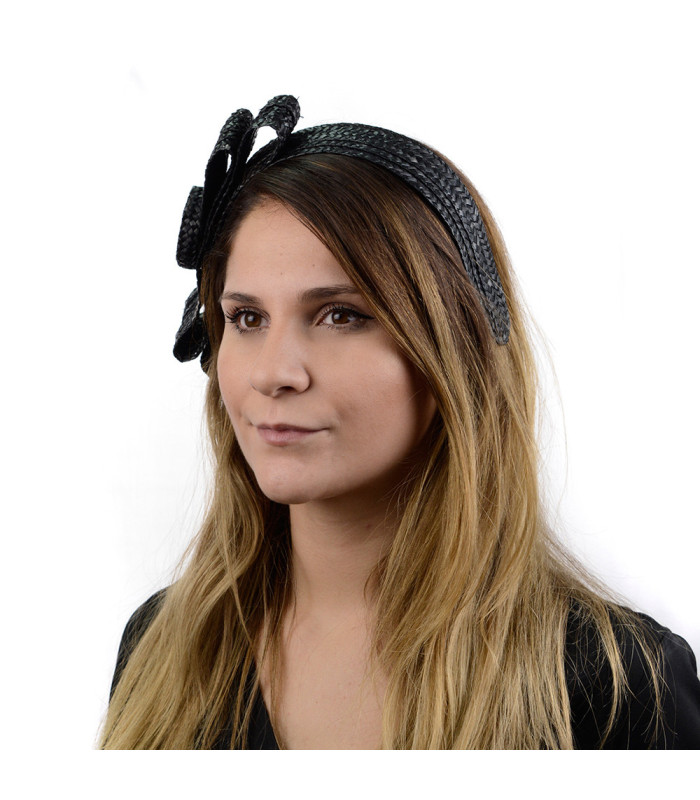 BANDEAU PAILLE NATURELLE "VALENTIA"