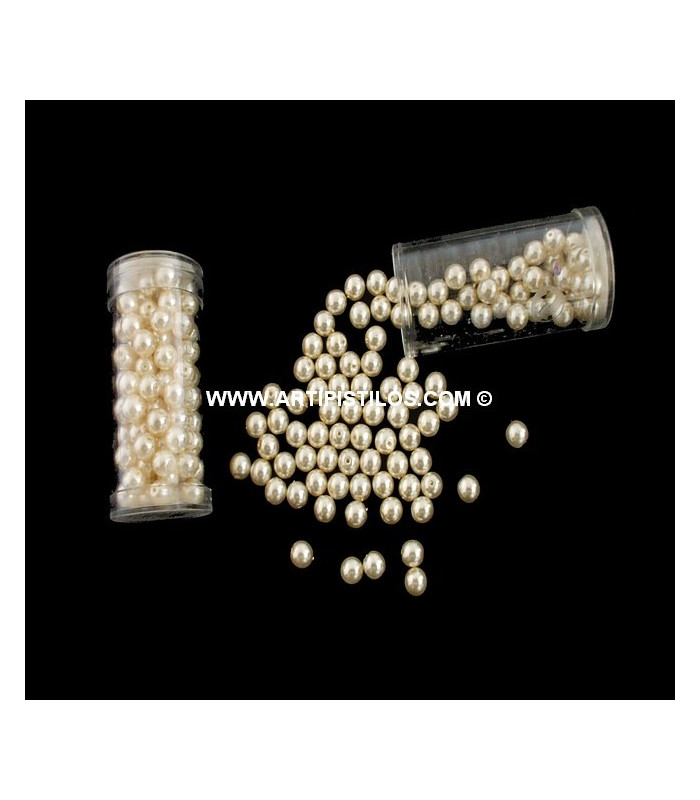 PERLES DE VERRE 6 MM.