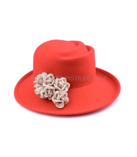 100% LAINE FEUTRE FLEUR "FORLÍ"