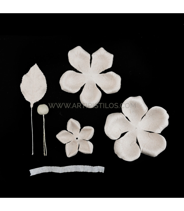 PAQUET DE FLEURS EN FEUTRE "PIANA"
