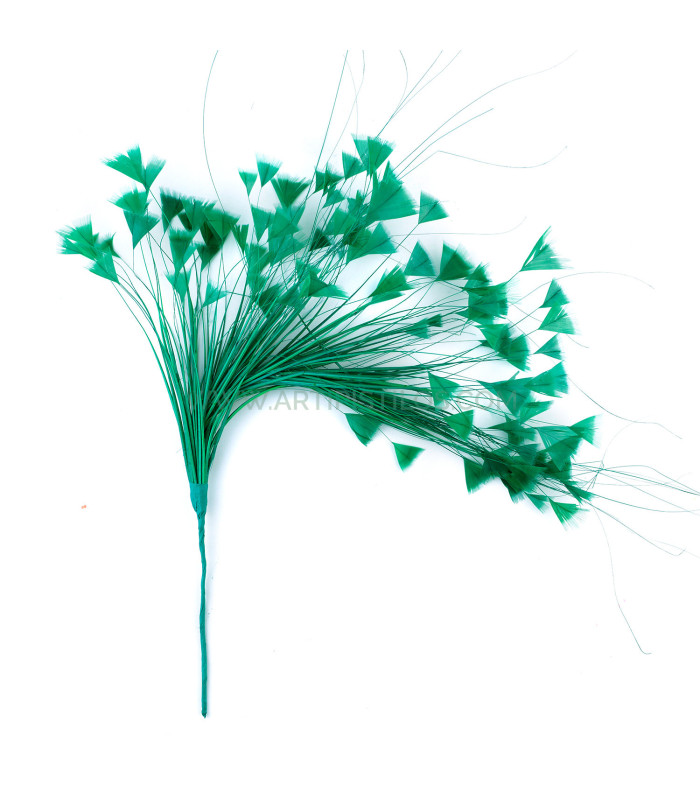 ASSEMBLAGE DE PLUMES 30 X 15 cm