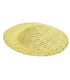 CHAPEAU DE PAILLE NATURELLE TRESSE "GRACIA"