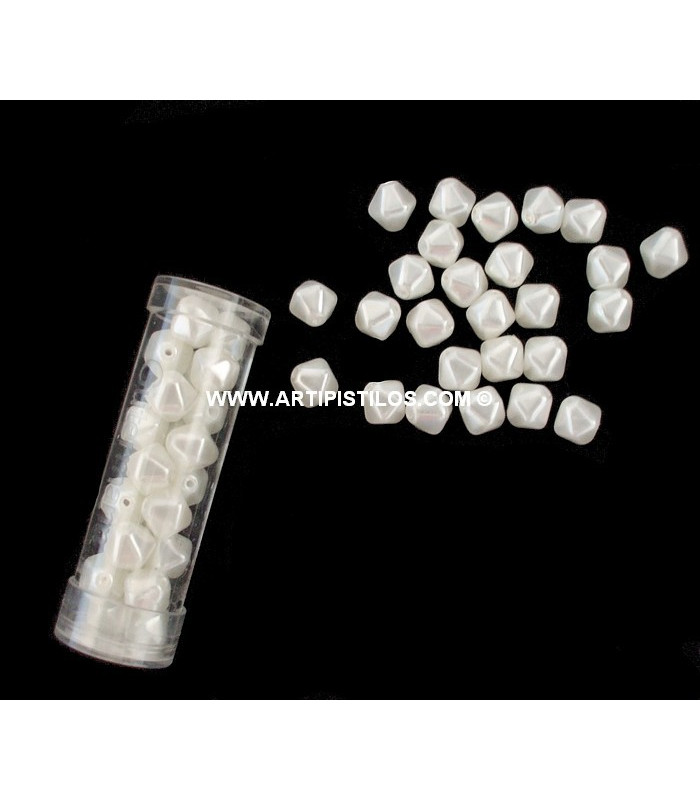 PERLE MULTIFORME VERRE 7 MM.