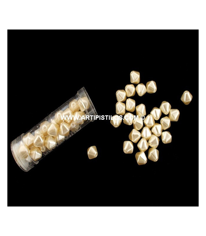 PERLE MULTIFORME VERRE 7 MM.