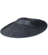 CHAPEAU DE PAILLE NATUREL "KASSABIAN" 45 CM DE DIAMÈTRE