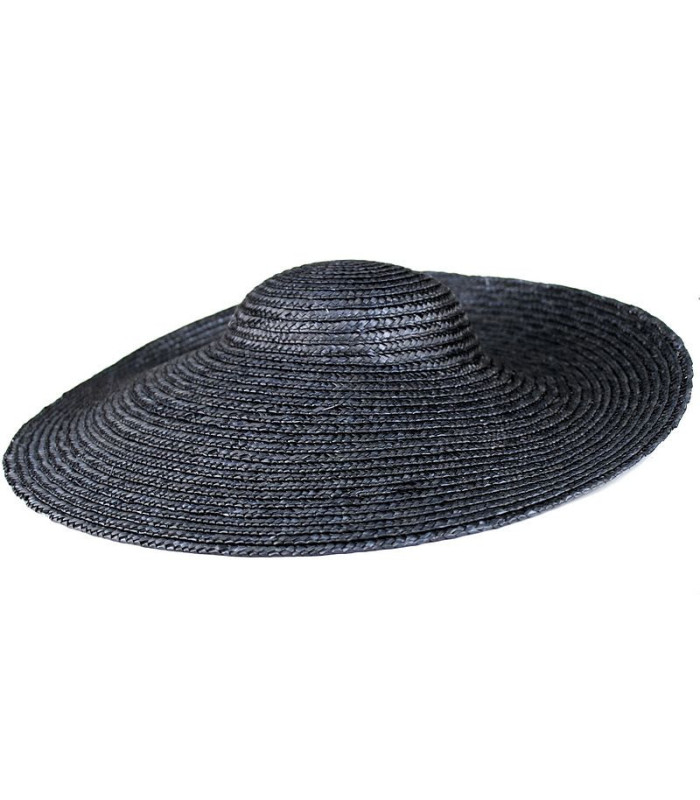 CHAPEAU DE PAILLE NATUREL "KASSABIAN" 45 CM DE DIAMÈTRE