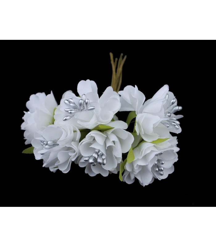BOUQUET 6 FLEURS EN TISSU