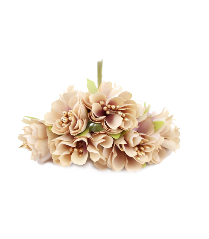 BOUQUET 6 FLEURS EN TISSU