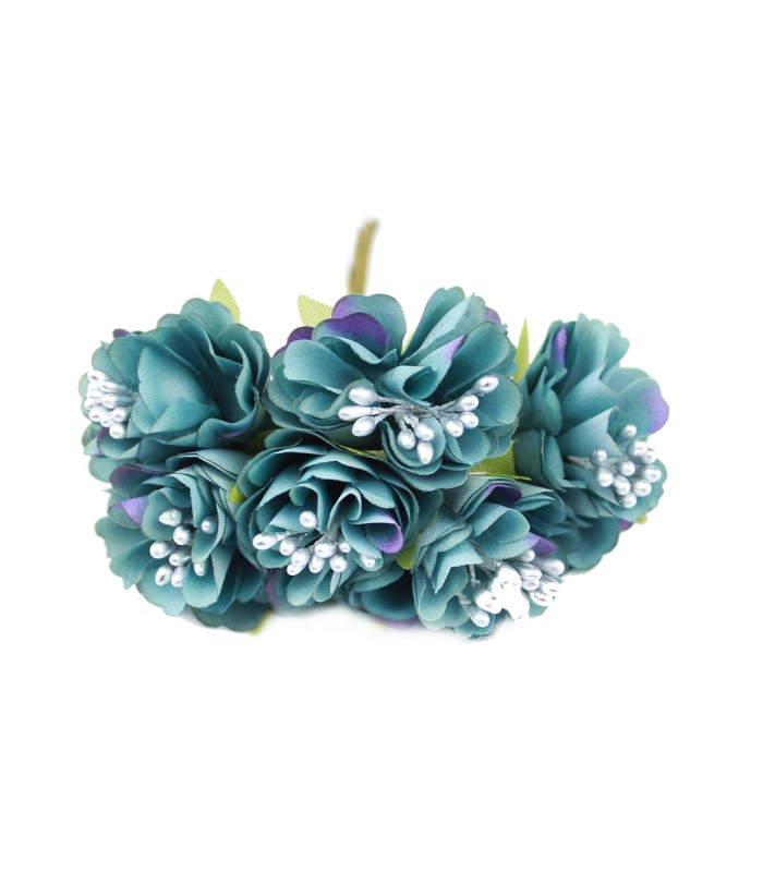 BOUQUET 6 FLEURS EN TISSU