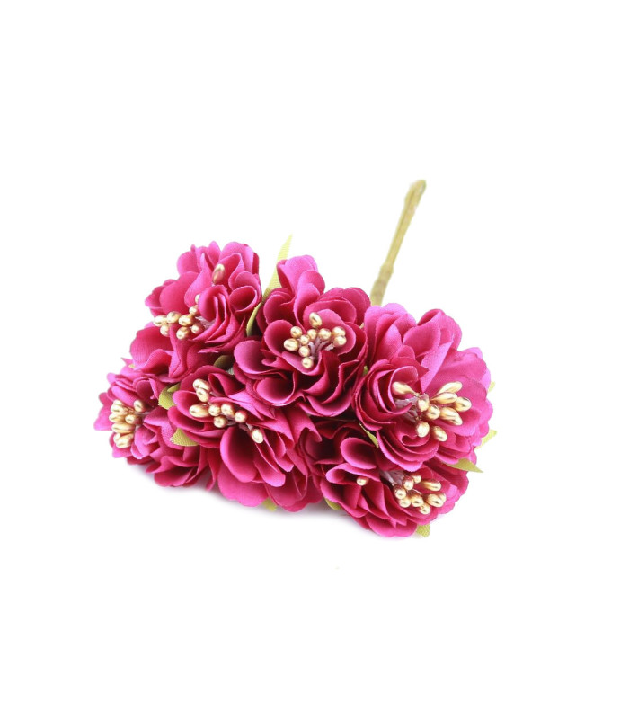 BOUQUET 6 FLEURS EN TISSU