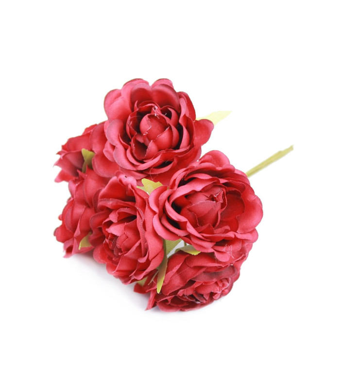 BOUQUET 6 FLEURS EN TISSU