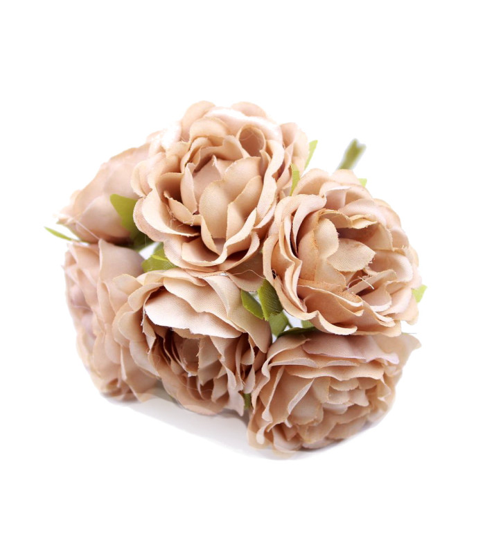 BOUQUET 6 FLEURS EN TISSU