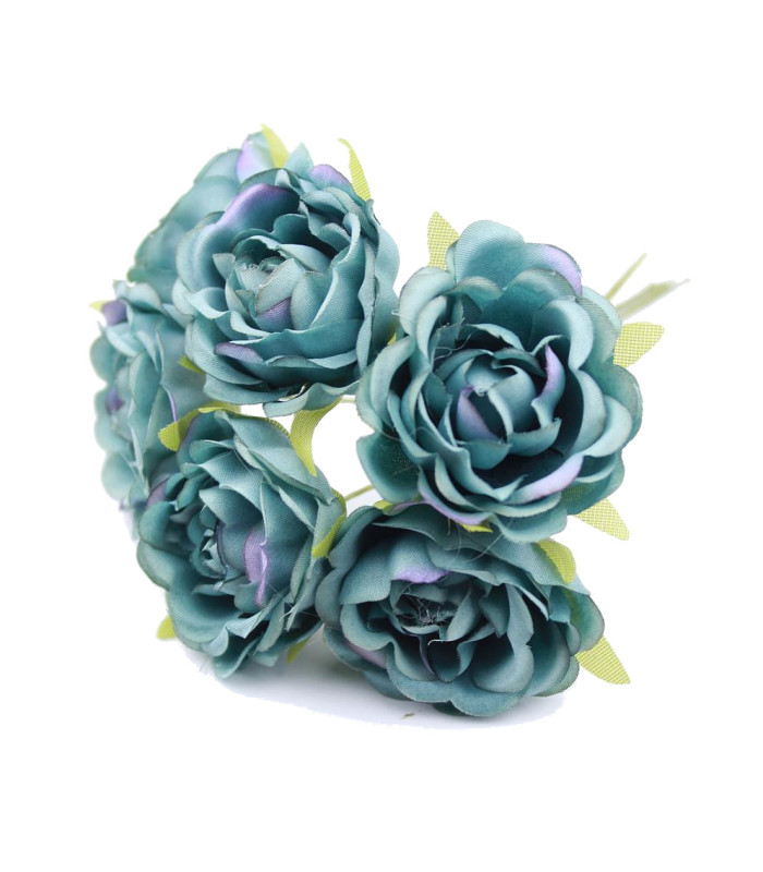 BOUQUET 6 FLEURS EN TISSU