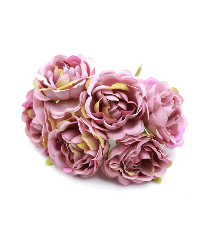 BOUQUET 6 FLEURS EN TISSU