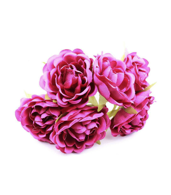 BOUQUET 6 FLEURS EN TISSU